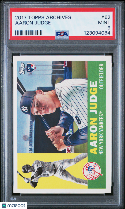2017 Topps Archives Aaron Judge #62 PSA 9