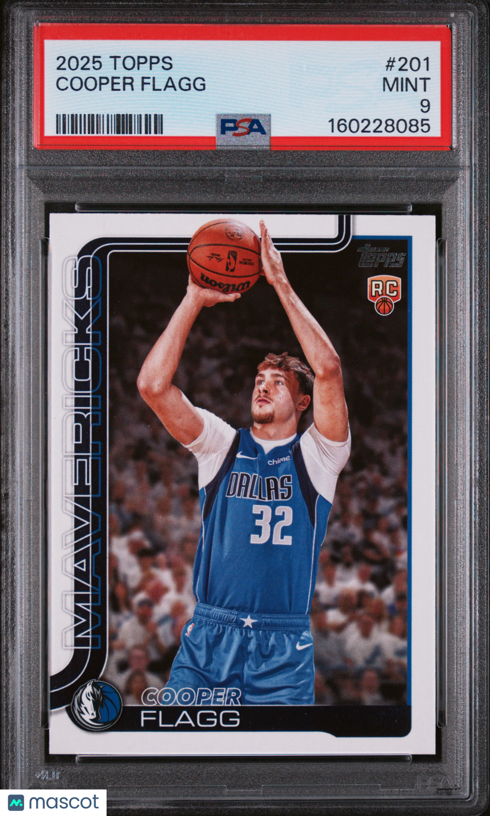 2025 Topps Cooper Flagg #201 RC PSA 9