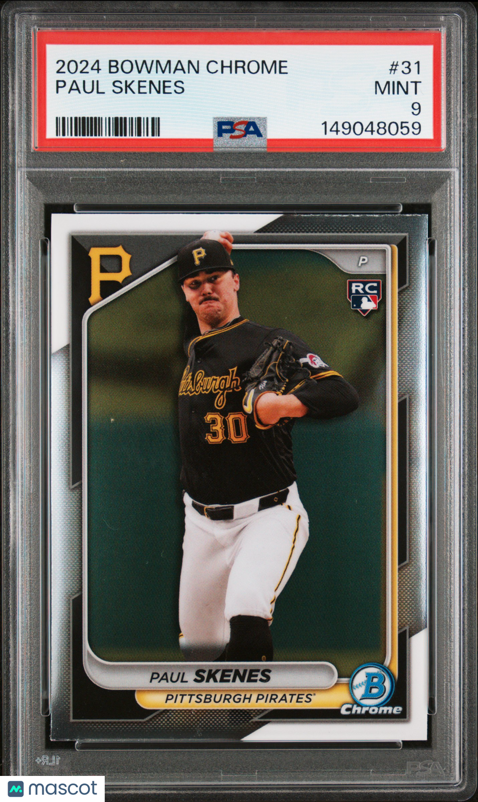 2024 Bowman Chrome Paul Skenes #31 PSA 9