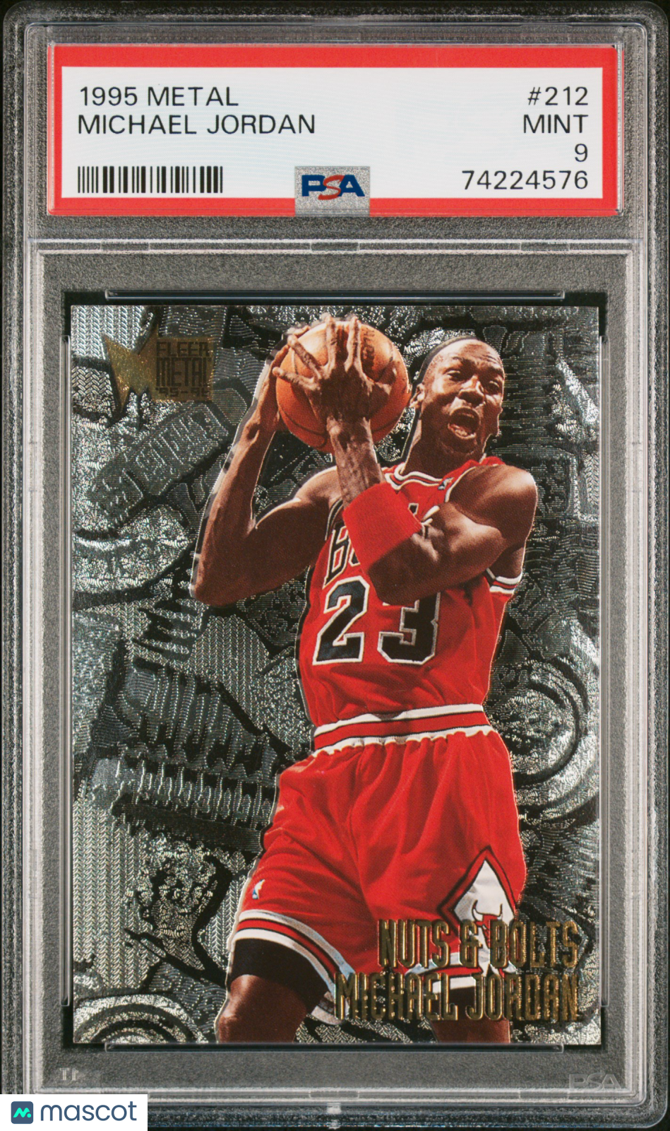 1995 Metal Michael Jordan #212 PSA 9