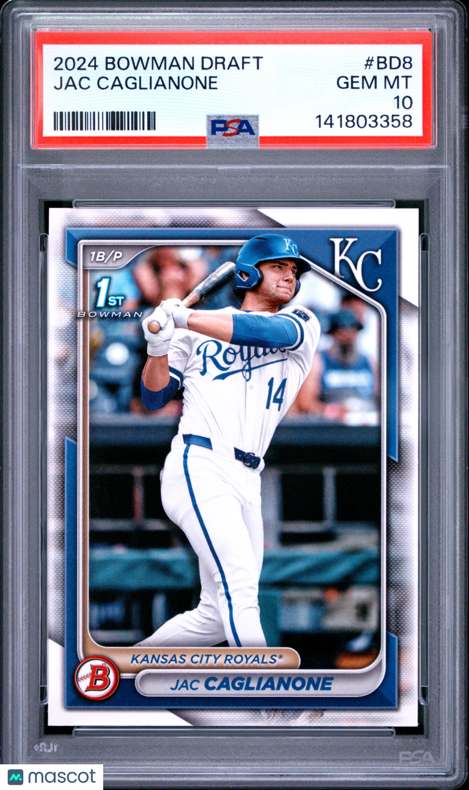 2024 Bowman Draft Jac Caglianone #BD8 PSA 10