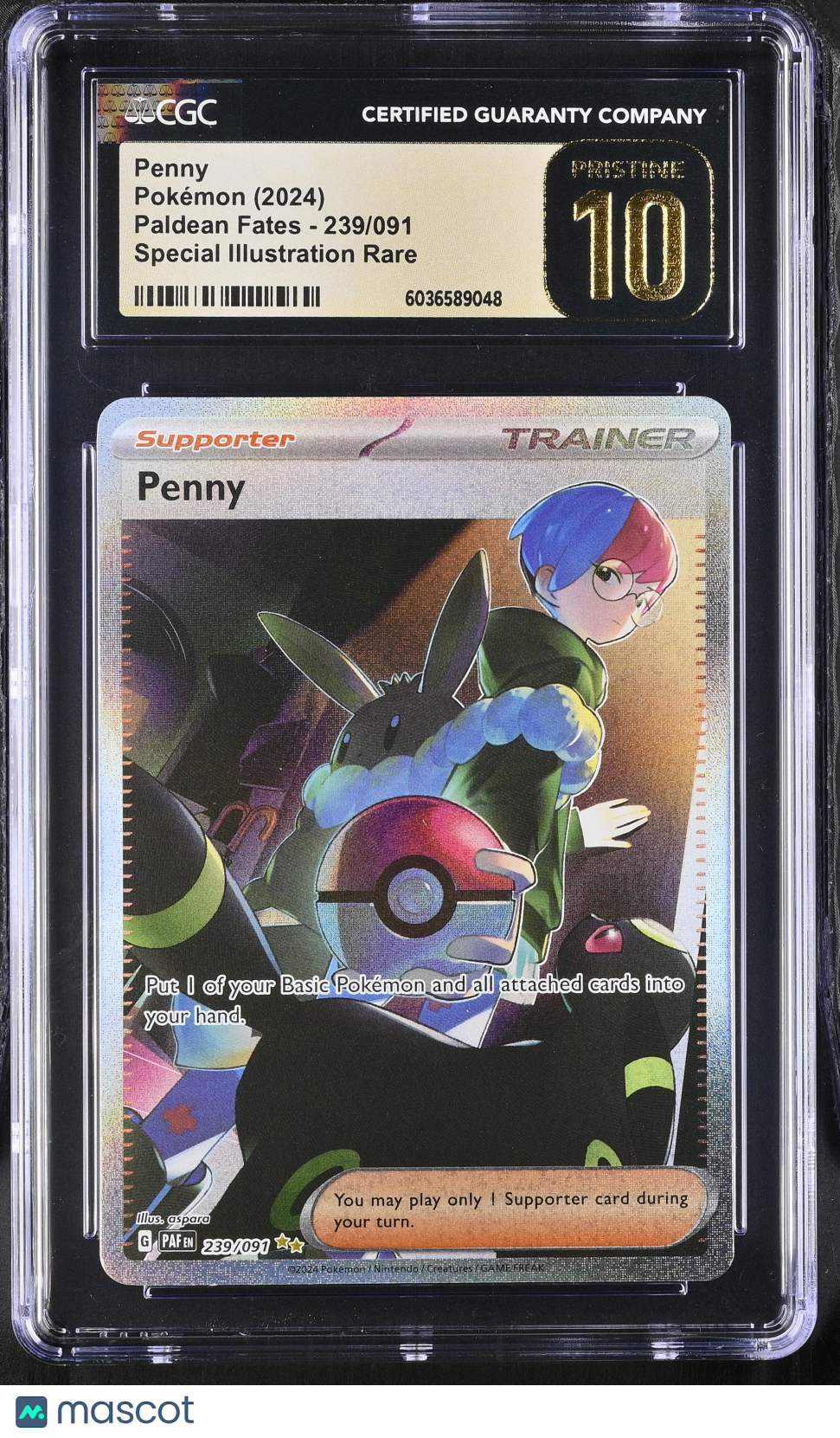 2024 Pokémon Penny #239/091 English CGC 10 Pristine