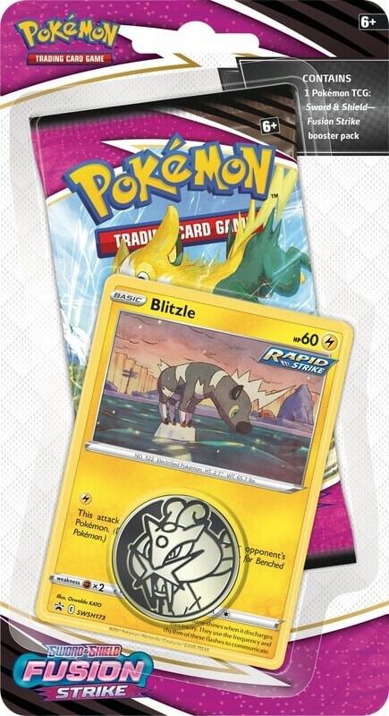 Pokemon Fusion Strike Single Pack Blister Blitzle