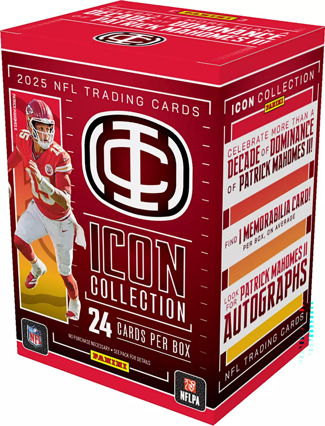 Panini 2025 Authentically Patrick Mahomes Icon Collection Blaster Box