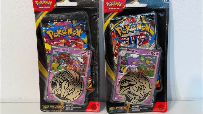 Pokemon Mega Evolution Drifblim / Drifloon Single Blister Pack