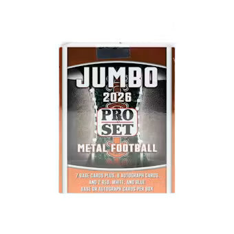 2026 Leaf Pro Set Metal Football Hobby Jumbo Box