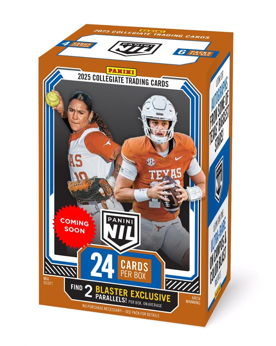 2025 Panini University of Texas NIL Trading Card Blaster Box