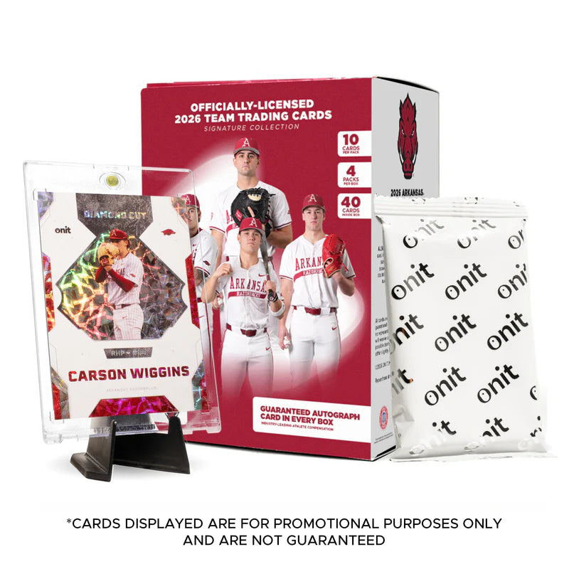 2026 ONIT University of Arkansas Baseball Platinum Box (one auto per box)