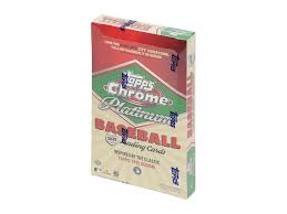 2025 Topps MLB Chrome Platinum Hobby Box