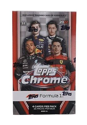 2O22 TOPPS CHROME F1 FORMULA 1 RACING HOBBY LITE BOX