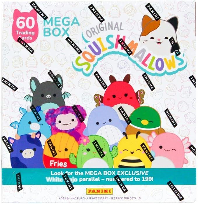 Panini 2025 Squishmallows Counter Display Box (Mega Box)