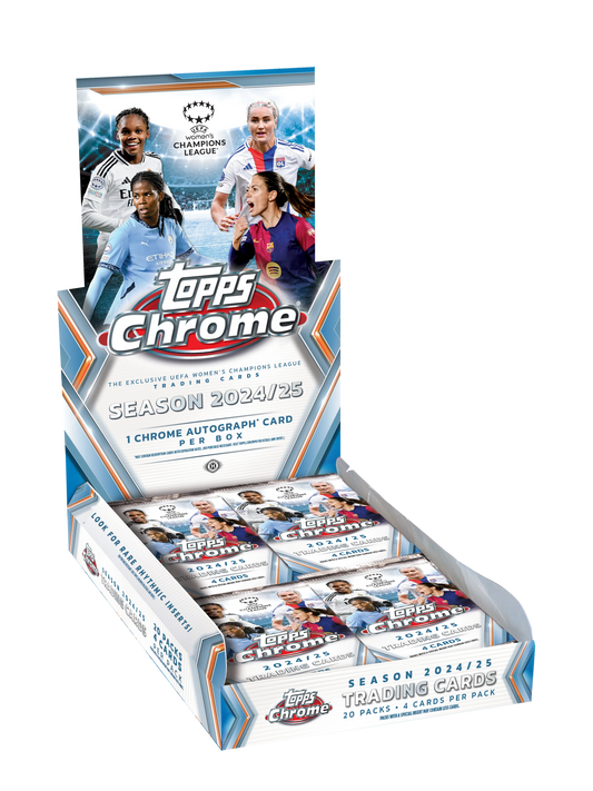 2024-25 Topps Chrome® UEFA Women's Champions League - Hobby Box