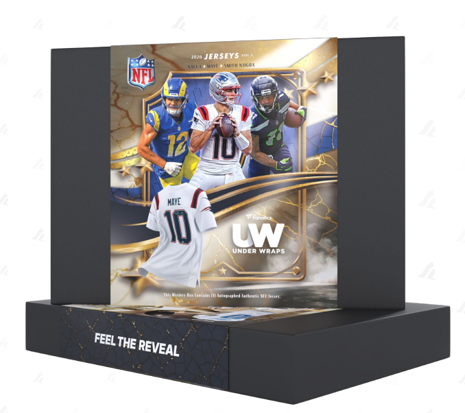 2026 Fanatics Under Wraps NFL Jerseys - 1 Signed Jersey Per Box