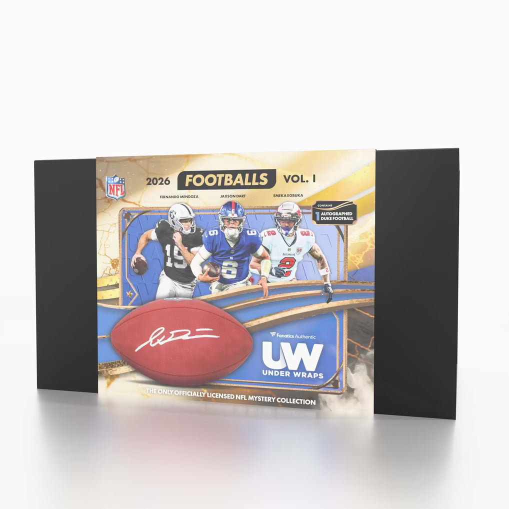 2026 Under Wraps Autographed NFL Footballs - Single Mystery Box