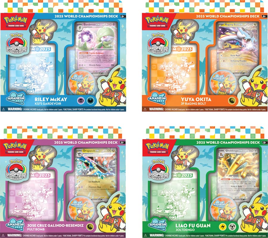 Trading Card Game: 2025 Pokémon World Championships Deck - Styles May Vary